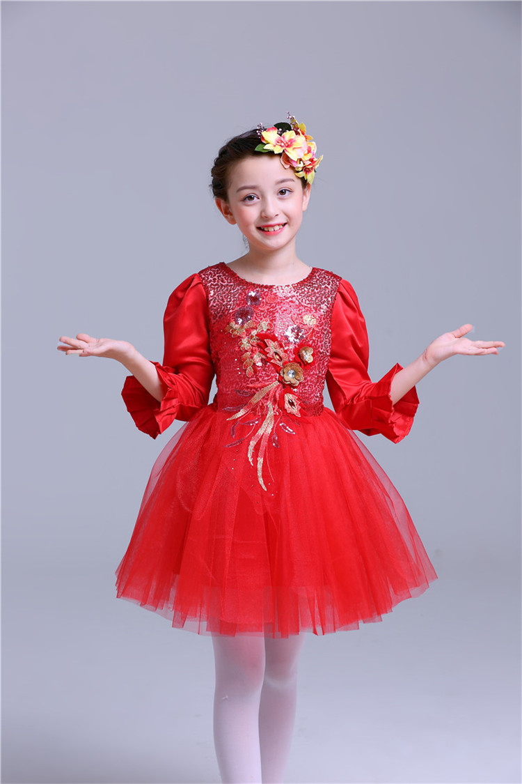 Trang phục trẻ em, bé trai và bé gái, công chúa, váy, mẫu giáo, hợp xướng, biểu diễn của trẻ em, váy công chúa, váy lót quần áo bé gái múa ba lê
