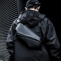 Hong Kong I Tgreg fashion chest bag mens diagonal satchel multifunction large capacity Purse Strings Functional Casual Single Shoulder Bag