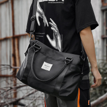 Hong Kong I Tgreg Carry-on Travel Bag Mens Large Capacity Bag Light Short Trip Travel Bag Pull Rod Fitness Bag