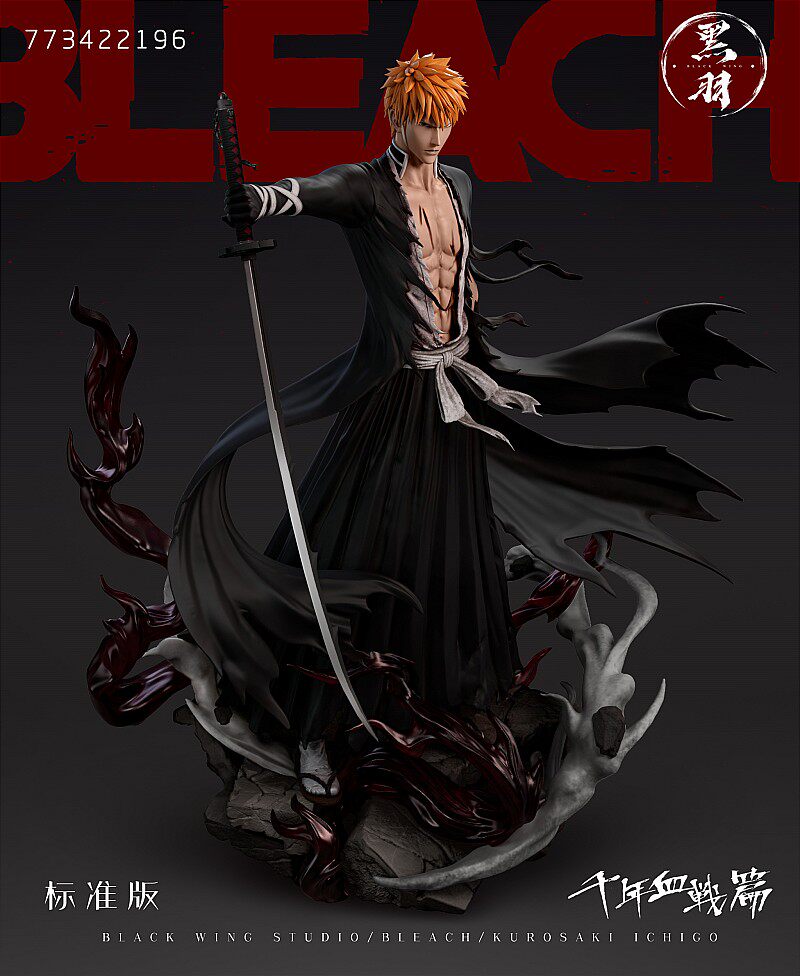 BlackWing Studio Bleach Kurosaki Ichigo Resin Model 1/6 Scale