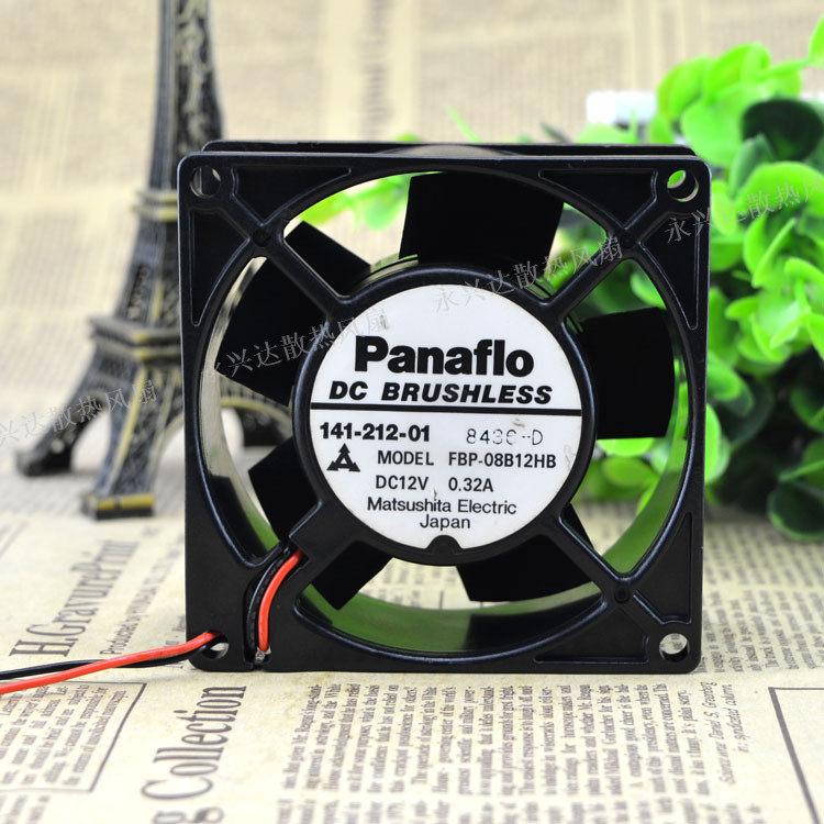 Original Panaflo Panasonic cooling fan 8032 FBP-08B12HB DC12V 0 32A