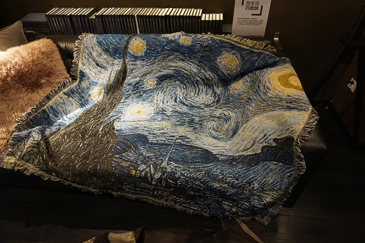 American original single Vincent Van Gogh Van Gogh painting series sofas tapestry tapestry star night art