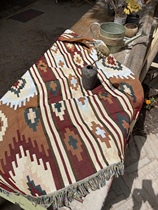 National Wind Bohemian Minami Sofa Blanket Knit Geometric Decoration Blanket Sofa Towel Bed Cover Blanket American Manila