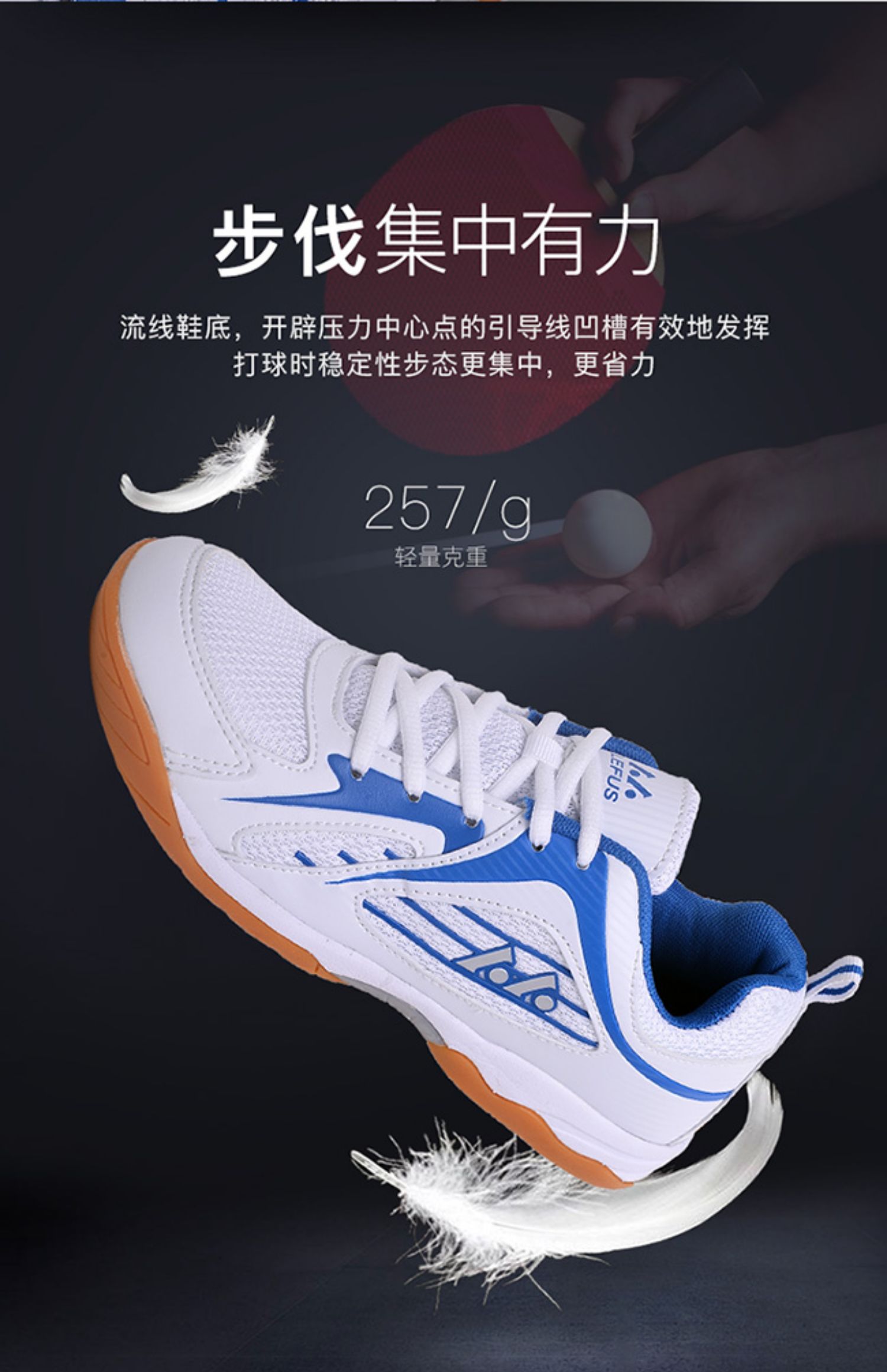 2019 mới chính hãng Revers mẫu nam và nữ chuyên nghiệp đào tạo giày bóng bàn thoáng khí chống trượt mang giày thể thao giày thể thao nữ adidas