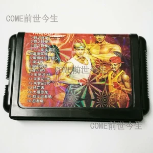 Sega Game Card с 16 Black Card Sega Video Game Console Card Card MD Card с двойной битвой Shijia Machine