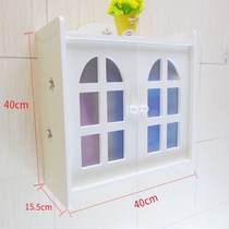 Toilet rack waterproof bathroom wall hanging storage cabinet paste washroom bathroom wall toilet free of punching