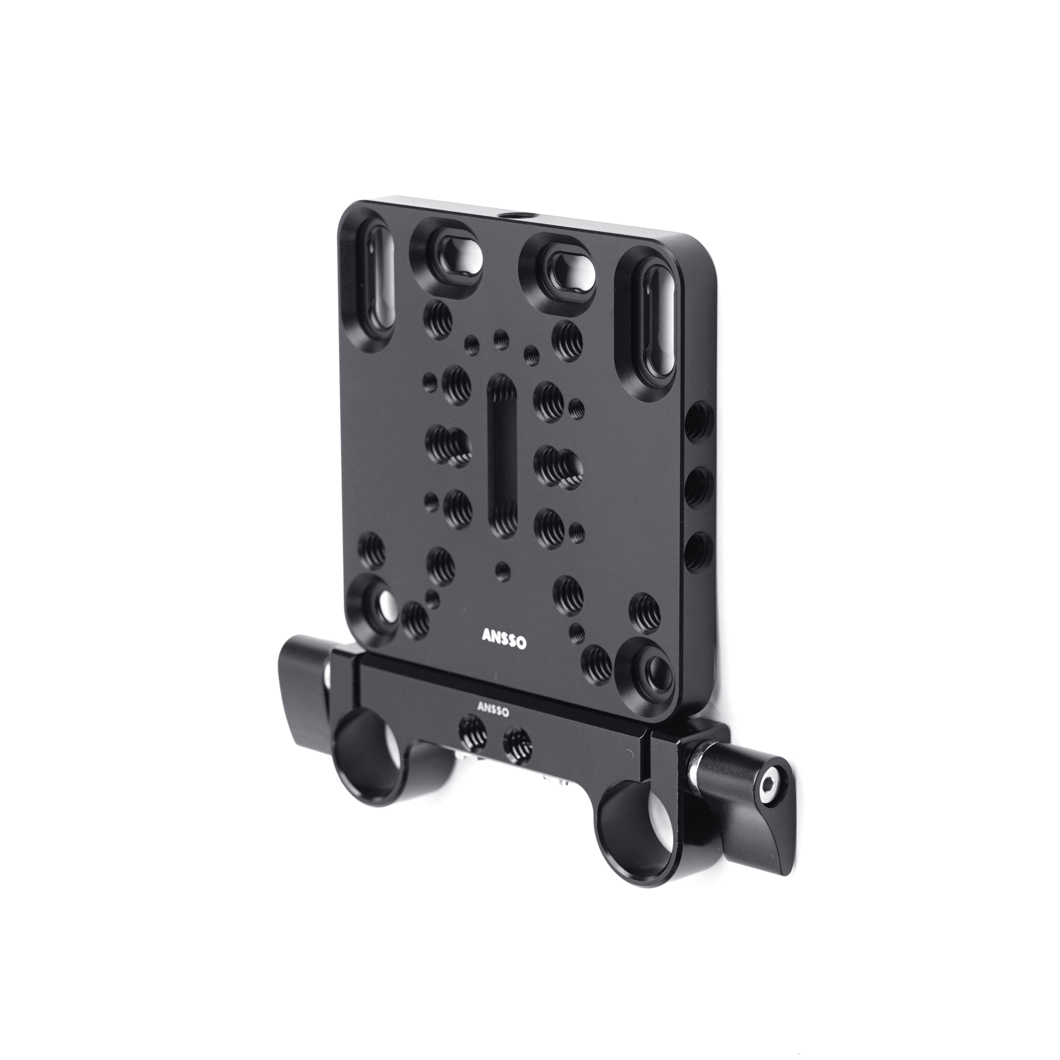 Ansso universal perforated plate quick release plate single eye camera photography gimbal base 15mm photography tube clip