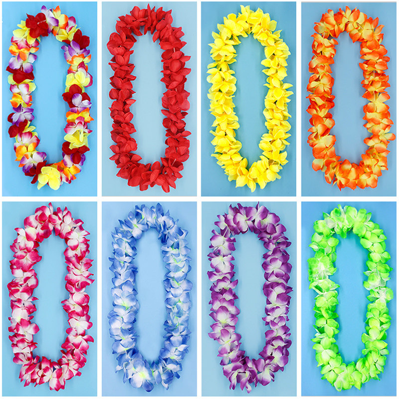 Hawaiian garland kindergarten dance props Hula party Recognition award Chest ring hanging neck bar annual meeting