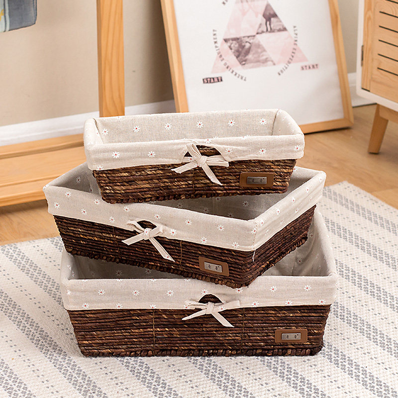 Chiru Casuo Basket Fuji Write Basket Storage Box Desktop Capacity Box Snacks Clothing Frame