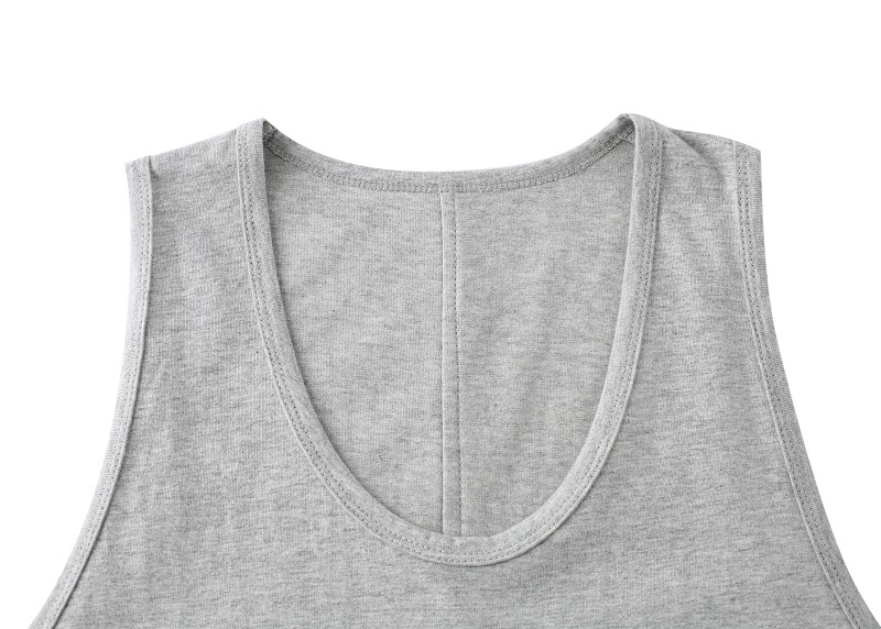 2017 ngắn trước dài cộng với màu rắn dài OVERSIZE lỏng áo cánh phía dưới mồ hôi vest nam và nữ thủy triều áo ba lỗ nam