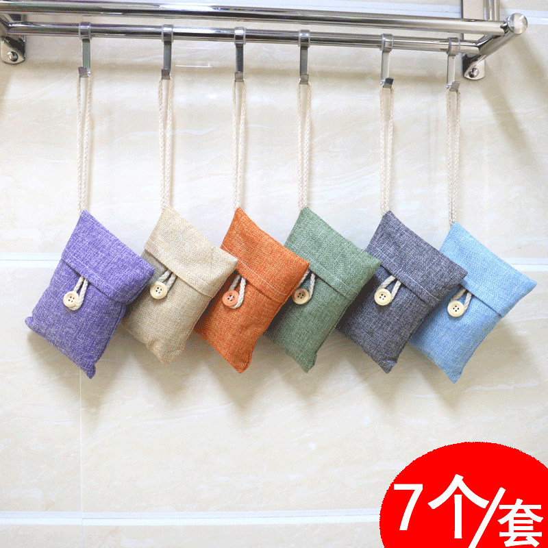 Activated charcoal in addition to formaldehyde new house deodorization artifact charcoal home indoor wardrobe sucks off the taste of strong bamboo charcoal bag car