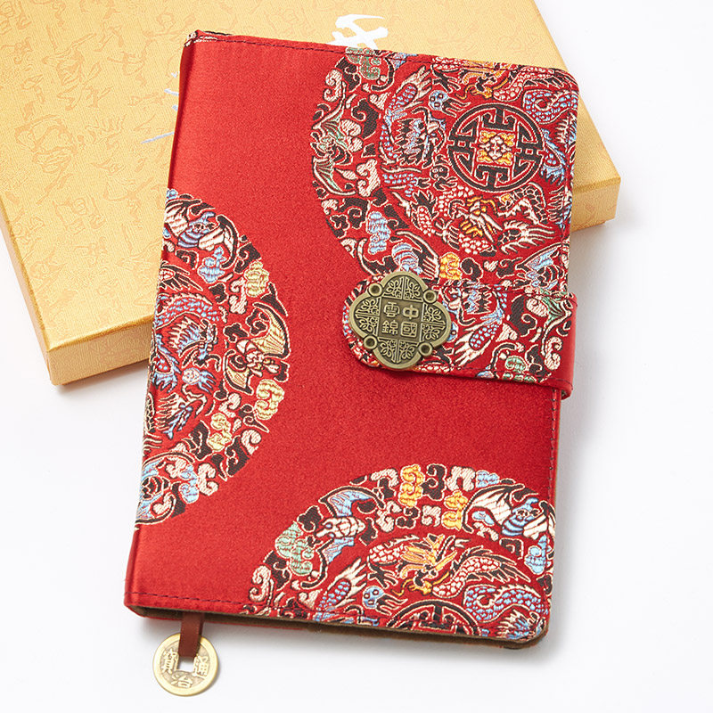 Nanjing Yunjin notebook Chinese style characteristic small gift to send foreigners abroad elements ethnic handicrafts custom