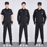 Черный демисезонный лонгслив для работы, осенний сезон