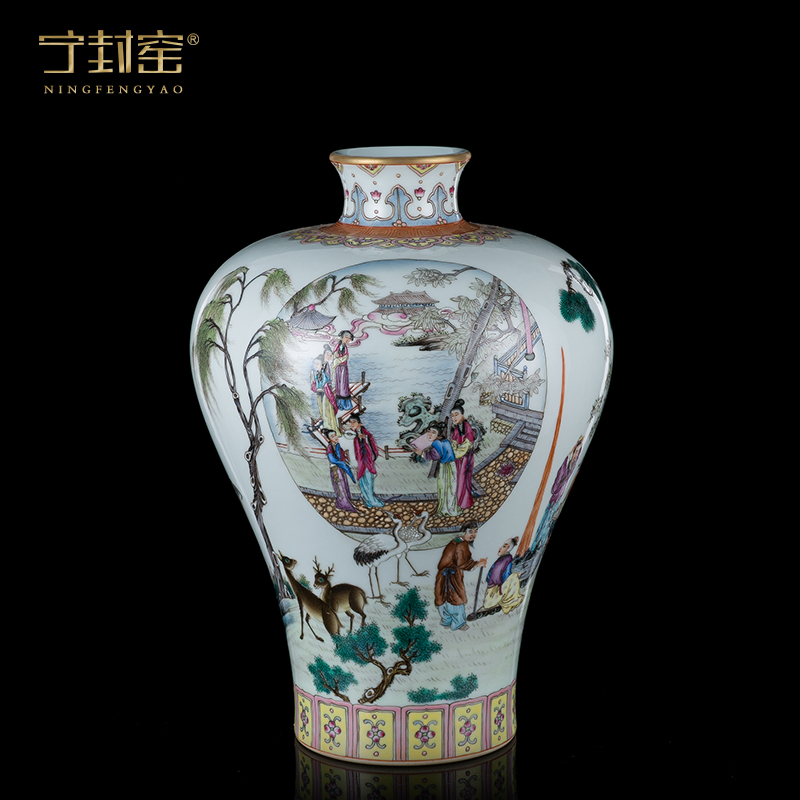 Better sealed up with pure manual imitation the qing yongzheng emperor qianlong lots of archaize ceramic vase orphan works [48] period