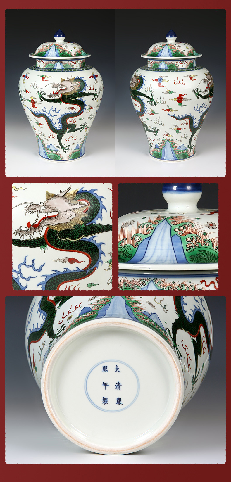 Better sealed up with "Beijing 's Forbidden City series", "Chinese antique blue and white porcelain is jingdezhen ceramic vase furnishing articles porcelain