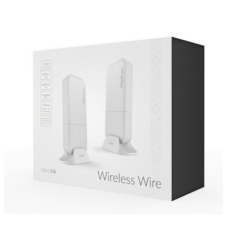 Mikrotik Wireless Wire RBwAPG-60ad kit 6G Band Gigabit Wireless Bridge