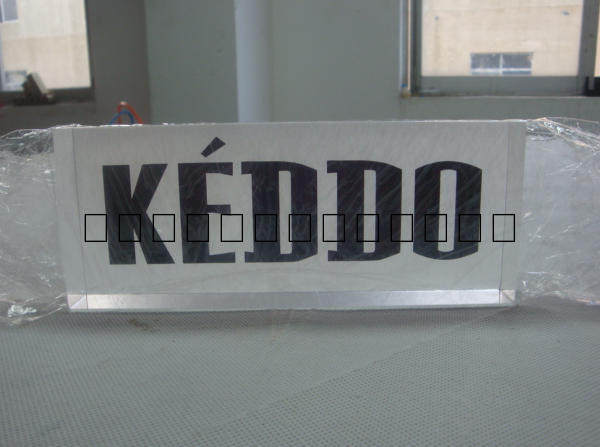 Seamless hot - pressing display sign of organic glass transparent display sign Acrylic transparent label