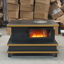 Rural wood stove household winter wood gas heating stove firewood firewood gasifier multifunctional wood stove oven