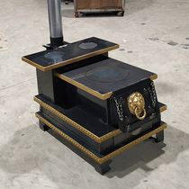 Wood burning stove heating roasting fire household return air indoor smokeless heating wood stove double winter rural soil stove