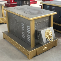 High-efficiency and energy-saving firewood stove secondary combustion environmental protection roasting heating stove indoor rural Aba Prefecture cooking water Gansu