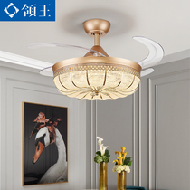 Fan diao shan deng restaurant dian shan deng living household chandelier fan one big wind light luxury dian feng shan deng