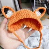 Рука -Недостатка кошачья голова обложки мультфильма лиса в форме кошачья и собачья шляпа Пефестивальная шляпа мяч вечеринки