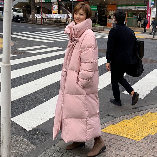 Одеяло, пуховик, зимний бархатный товар, 2020 года, оверсайз, в корейском стиле, утиный пух