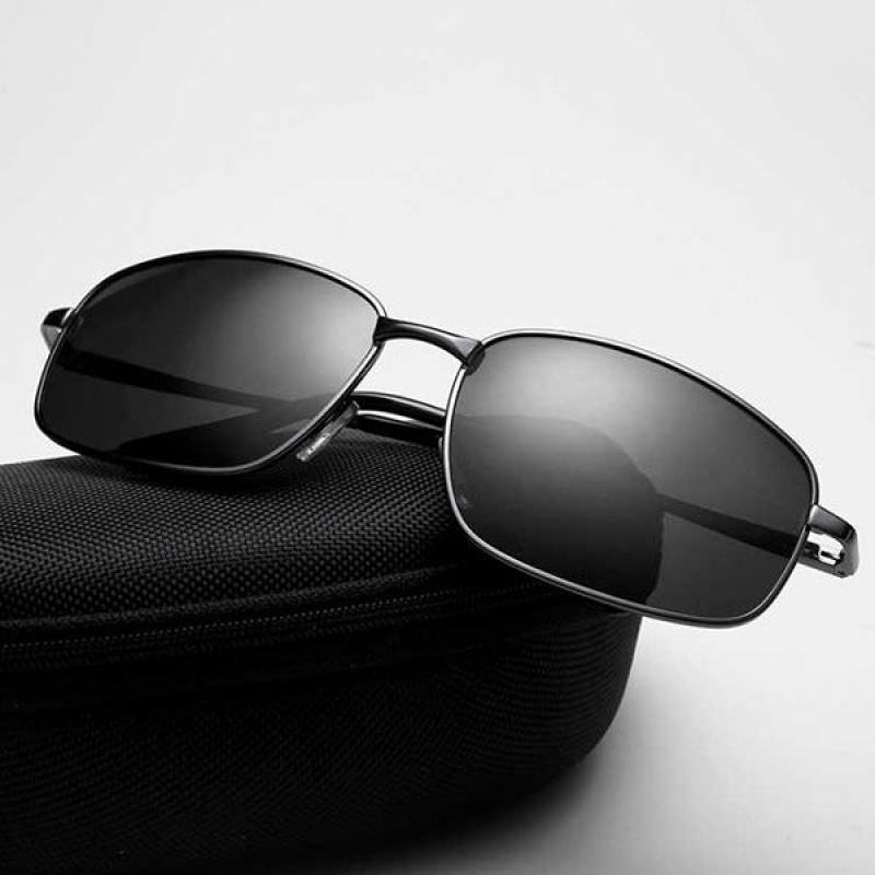 Sunglasses men 2020 new polarizer male camera driver mirror drive glasses rectangular round face sunglasses