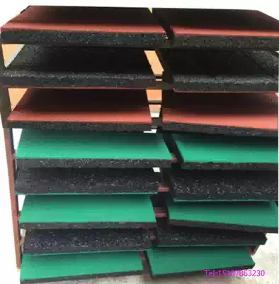 Rubber floor mat kindergarten outdoor safety Square Community outdoor playground sports plastic gym floor non-slip