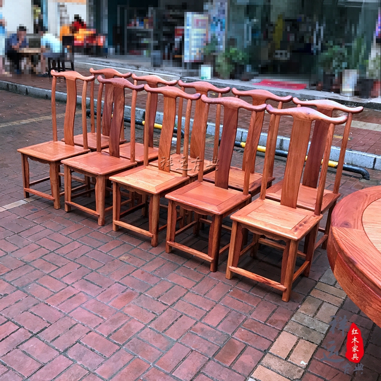 Gỗ hồng mộc Miến Điện 1,5 m mì tròn bàn tròn trái cây lớn Gỗ hồng hổ da mô hình bàn gạo gỗ gụ đồ gỗ rắn - Bộ đồ nội thất sofa gỗ hiện đại