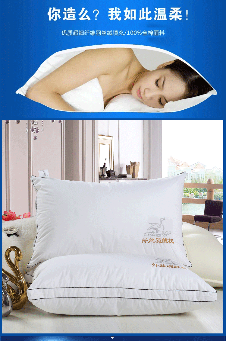 Bộ lông nhung hoàn toàn tinh khiết lông nhung gối đôi gối đơn đôi toàn bộ cặp hộ gia đình giải phóng mặt bằng đặc biệt - Gối gối nằm cho bé