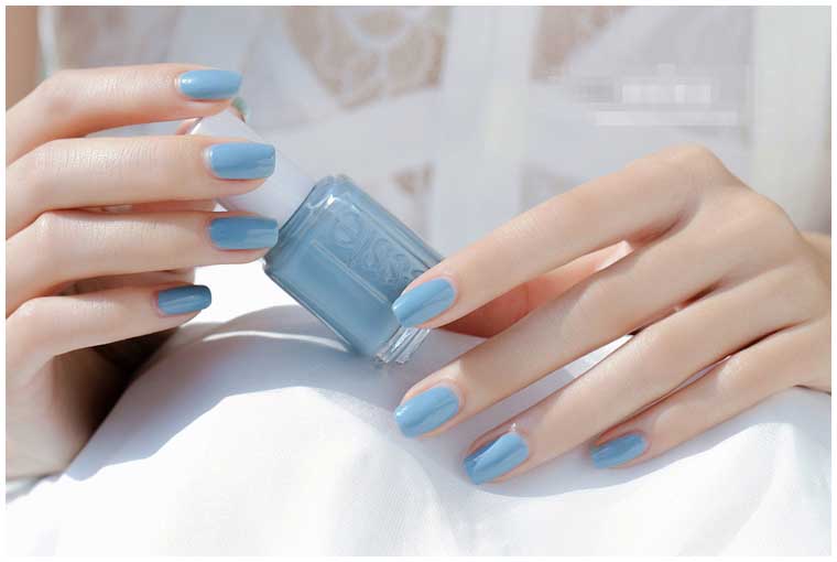 Sơn móng tay ESSIE chính hãng của Mỹ Màu xanh xám 865 Ai Mist 霾 性 性 màu xanh xám nhạt - Sơn móng tay / Móng tay và móng chân màu móng tay đẹp