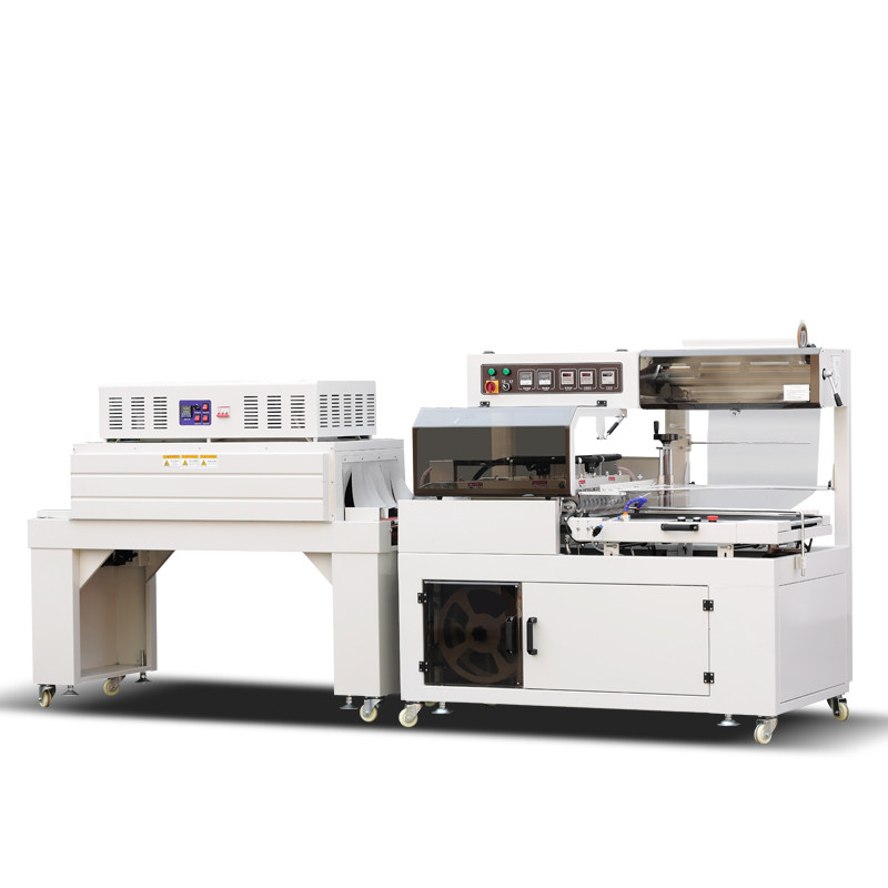 L450 side sealing machine automatic heat shrinkable film packaging machine book egg lunch box instant noodle barrel sealing machine