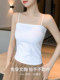 灰色吊带背心女内搭2026新款外穿美背文胸一体纯棉带胸垫打底上衣