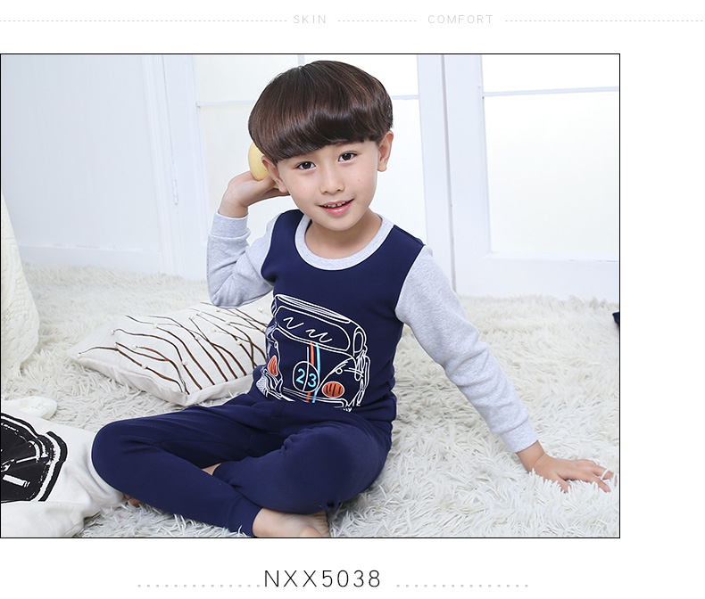 Trẻ em ở Nam Cực mặc đồ lót trẻ em nhiệt cho bé trai mùa thu và mùa đông làm dày quần áo trẻ em mùa thu shop quan ao tre em