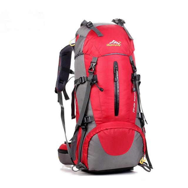 Outdoor Hiking Camping Hiking Adventure Pack Wild Camp Large Capacity Men And Women Universal Mountaineering Air Cushion Cuddling Bag Double Shoulder Bag