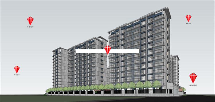 T1920上海前滩三湘印象名邸地王现代高层豪宅住宅区建筑景...-4