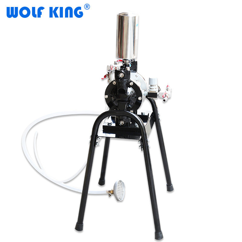 German WK pneumatically diaphragm pump oil-resistant pH-corrosion self-priming pump paint coating liquid spray paint pump