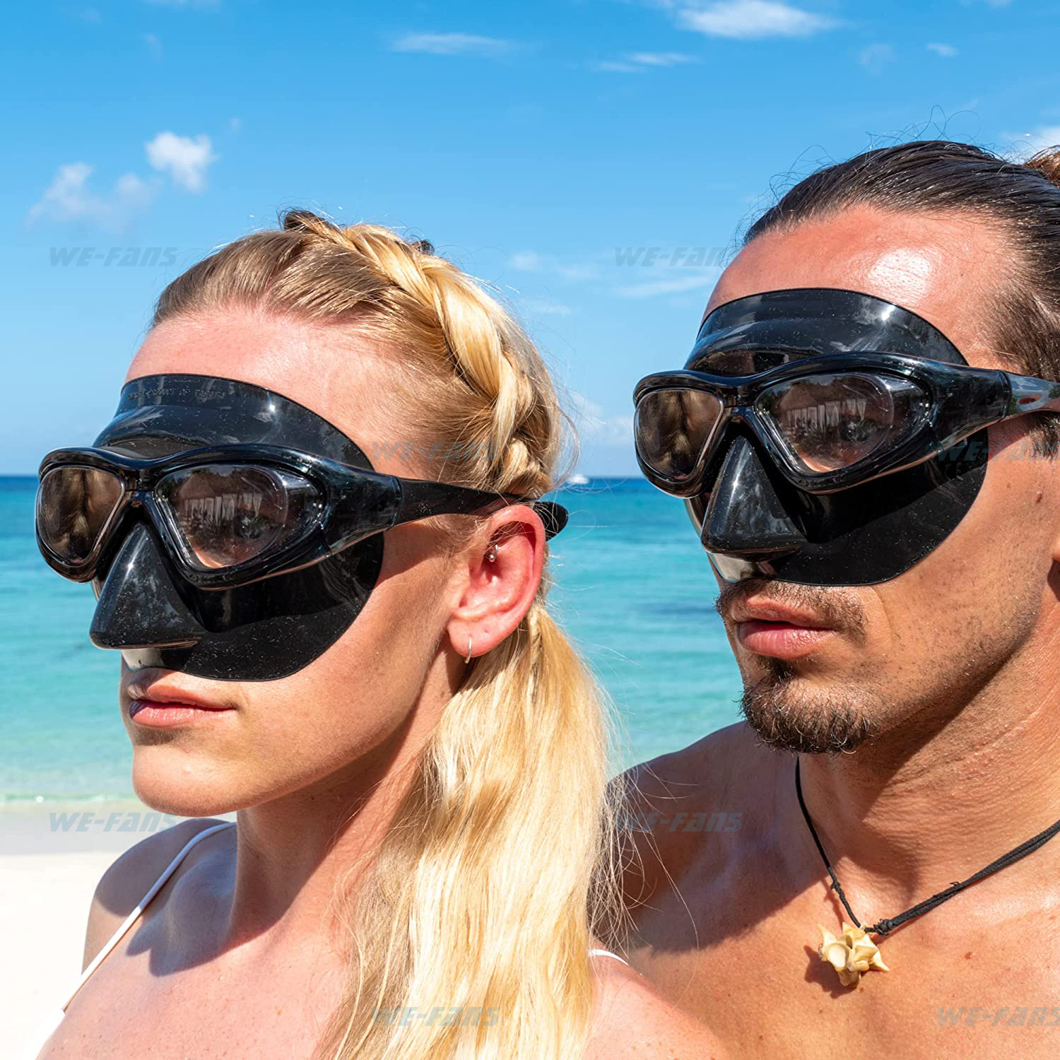 WE-FANS Ultra Low Volume Rate Free Diving Mirror 30cc Large God Low Consumption Oxygen Diving Swimming Mirror Anti-Fog-Taobao