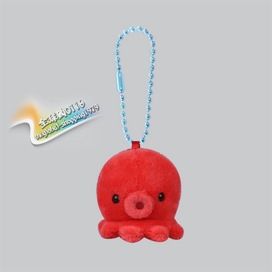 New AMUSE imported marine life pendant octopus octopus mini small pendant neutral plush toys
