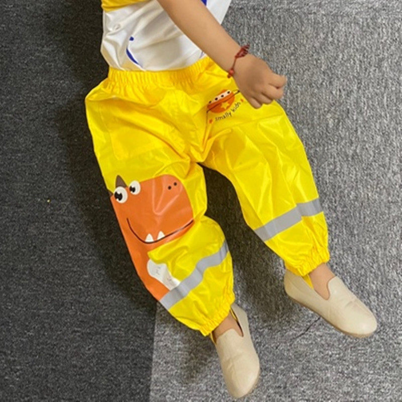 Children's rain pants girls and boys waterproof trousers baby rain-proof leg cover single children's kindergarten children students