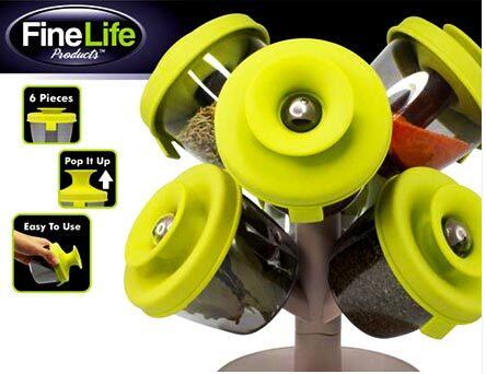 popup spice rack rack 6 places Sauce Bottle Sauce Box Suit Creative Sauce Box Seasoned Jar Rack Spot