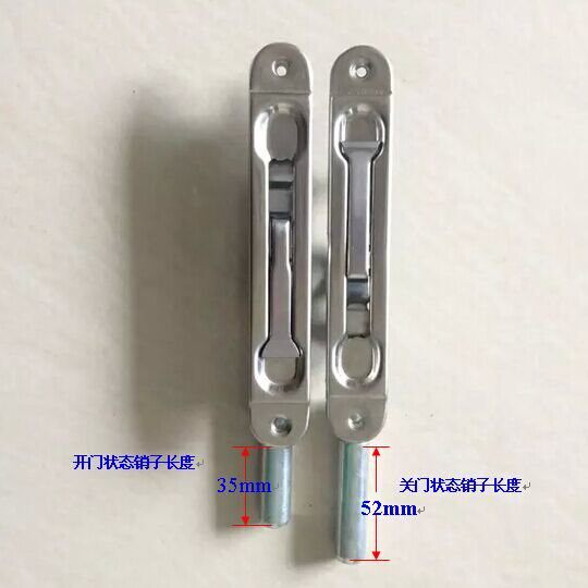 Security door old door bolt stainless steel round head 6 inch concealed aluminium alloy primary and secondary door heaven and heaven bolt lock