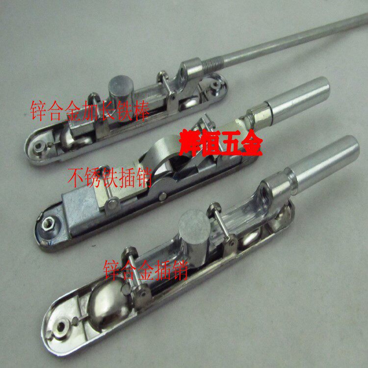 Security door aluminium alloy gate double door bolt stainless steel concealed bolt heaven and earth invisible fireproof door with screw