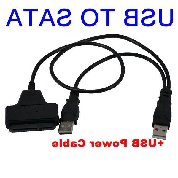 Dual USB to Sata 2 5 inch Hard Drive HDD Adapter Converter S