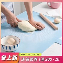 Yajia food grade silicone rolling noodle mat home size and noodle mat thickened baking kneading mat roll panel kitchen