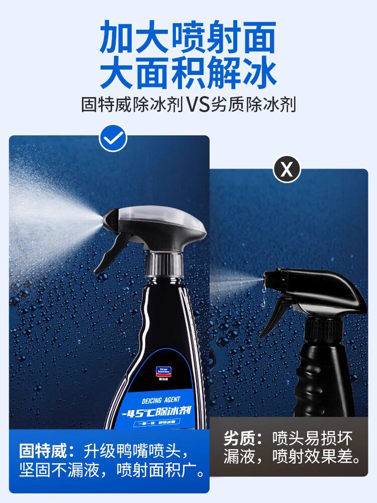 Автомобиль с агент агентов, вывоз снега/обледенения  固特威汽车除冰剂冬季车用融雪神器前挡风玻璃车窗防结冰化雪除霜 Goodwill