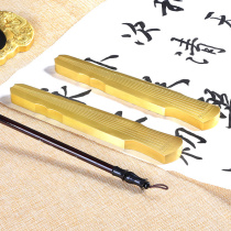  Wenfang Sibao Calligraphy Paperweight Brass Fuxi Guqin Paperweight Calligraphy Pressure Paper