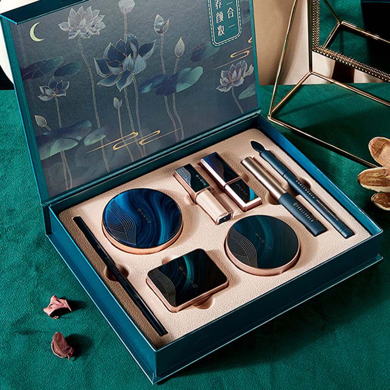 Net red recommended color makeup gift box set flower case set full composition sizikou red eye shaded makeup powder for flawless cream