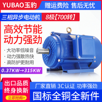  Three-phase asynchronous motor national standard 8 pole 1 5 2 2 3 4 5 5 7 5 11 15KW all copper motor motor